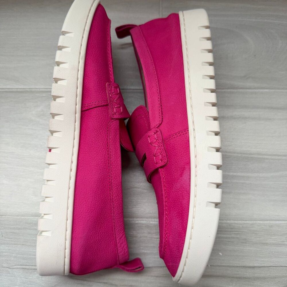 Vionic Uptown Loafers 9 Wide Rose Violet Suede - Picture 7 of 9